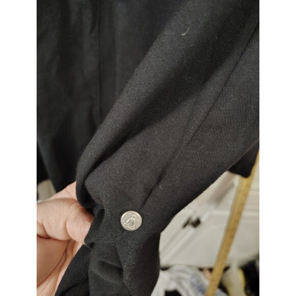 Neon Buddha Tunic Top Women Cowl Neck Asymmetrical Hem Black Large - Picture 7 of 8